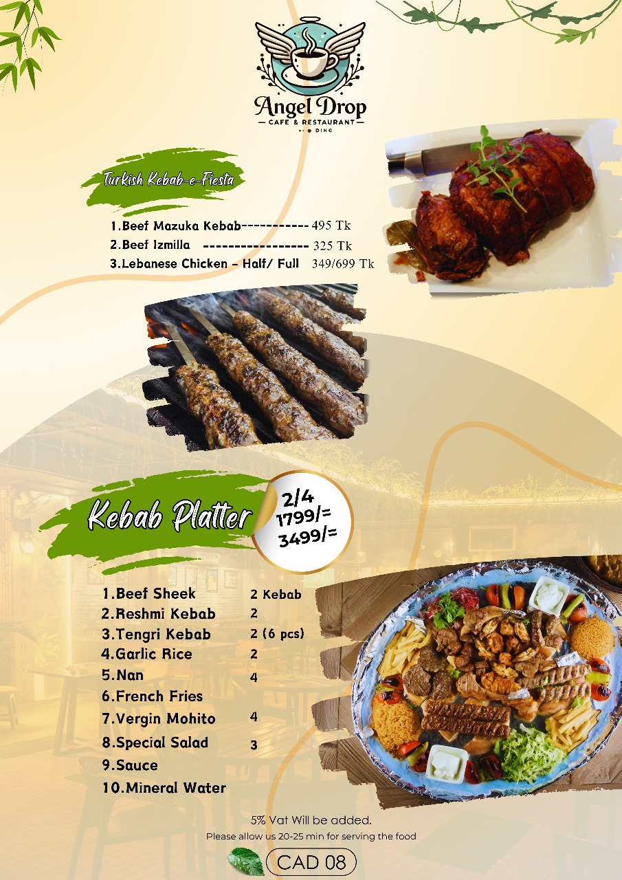 Kabab Menu